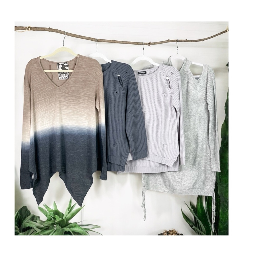 Boho Bundle of 4 Sweaters size M
